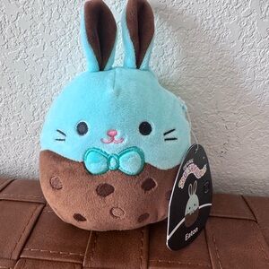 Squishmallows Blue and Brown Bunny Plush